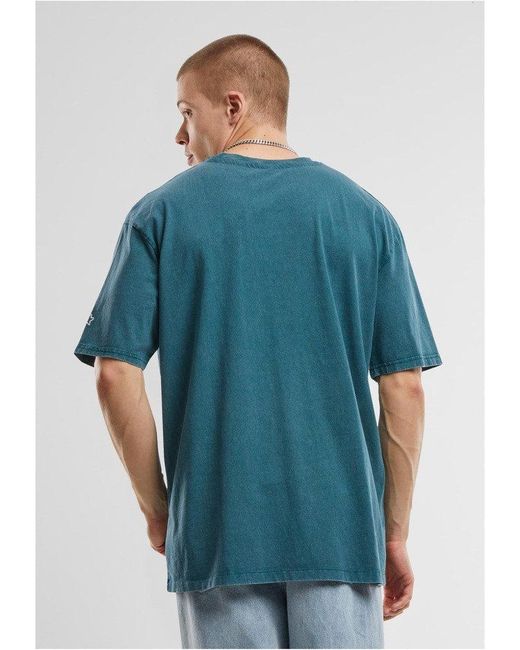 Starter Black Label T-Shirt Essential Oversize Acid Tee in Blue für Herren