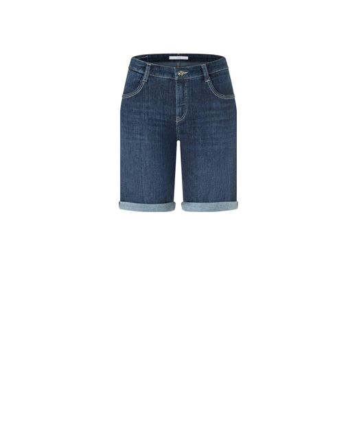 M·a·c Blue Shorts Jeansshorts SHORTY (1-tlg)