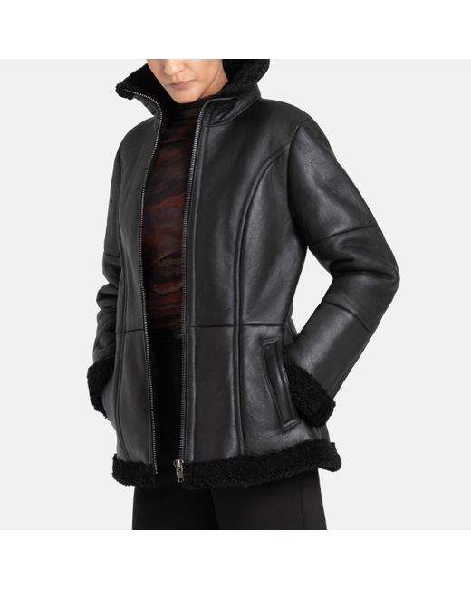 Valcuer 1887 Black Lederjacke Alma VC aus echtem Leder