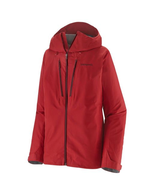 Patagonia Red Women's Triolet Jacket Outdoorjacke winddicht, atmungsaktiv, wasserdicht