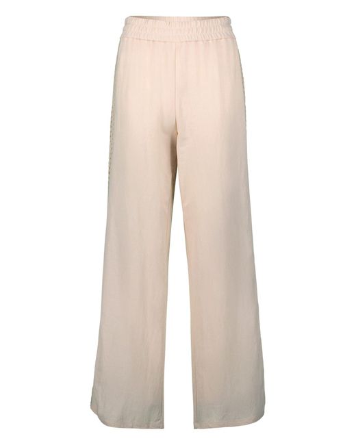 Zero Natural Stoffhose Hose weites Bein Ajoubordüre 28 Inch Lochmuster