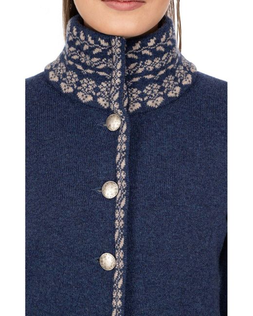 Astrifa Blue Trachtenstrickjacke POLLHAM