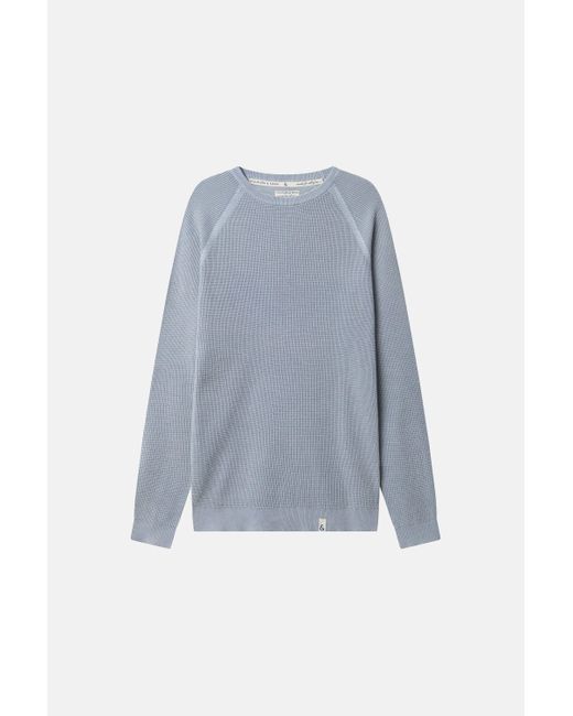 COLOURS & SONS Rundhalspullover in Blue für Herren