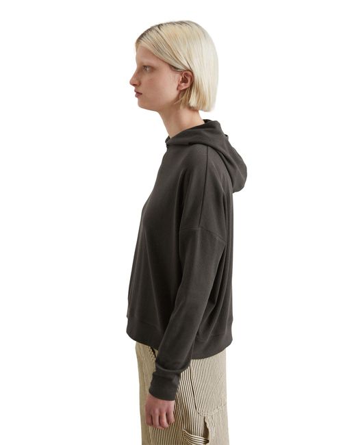 Marc O' Polo Black Langarmshirt aus softem Ripp-Jersey
