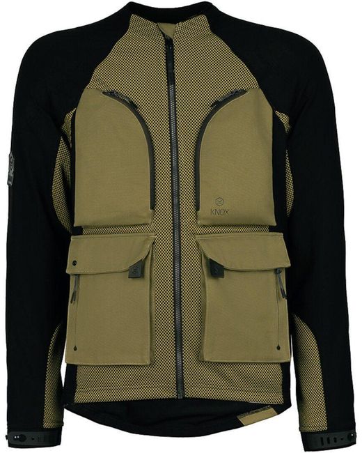 Knox Motorradjacke Tor Protektorenjacke in Green für Herren