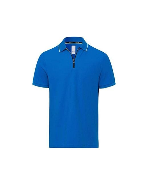 Brax Poloshirt uni regular fit (1-tlg) in Blau für Herren | Lyst DE