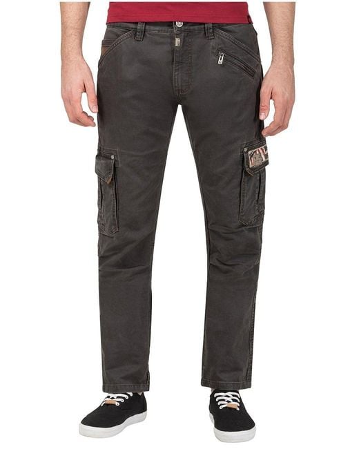 Timezone Cargohose Thomas mit Stretch in Schwarz für Herren | Lyst DE