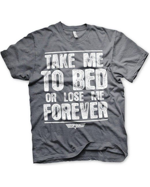 top gun T-Shirt in Gray für Herren