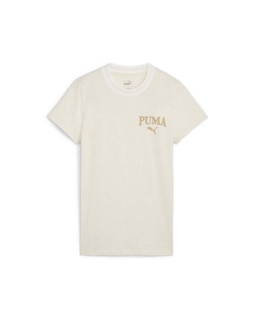 PUMA White T-Shirt SQUAD Tee