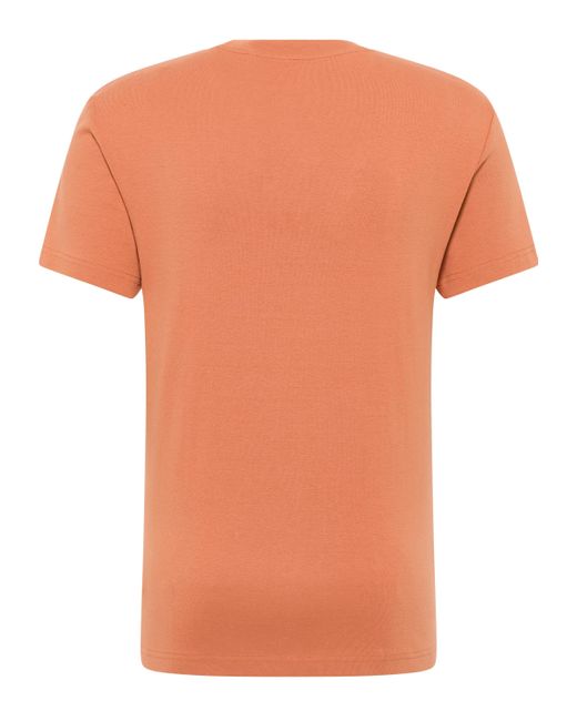 Mustang Kurzarmshirt T-Shirt in Orange für Herren