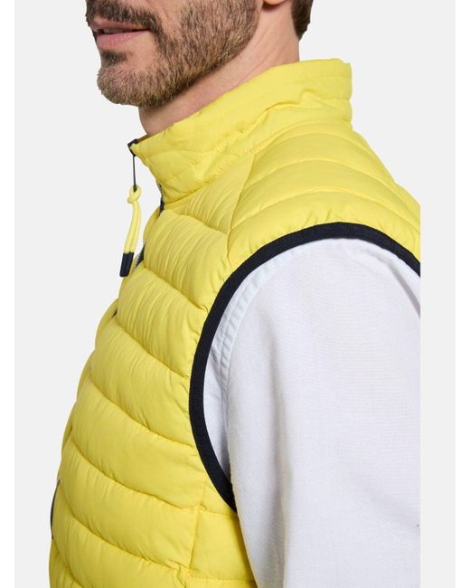 Babista Steppweste VIVORO mit vielen praktischen Taschen in Yellow für Herren