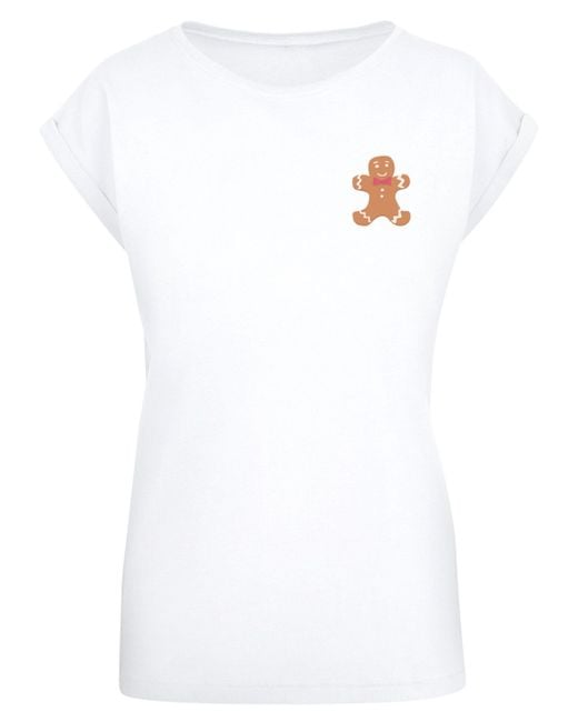 F4NT4STIC T-Shirt Gingerbread Lebkuchen Print in Weiß | Lyst DE