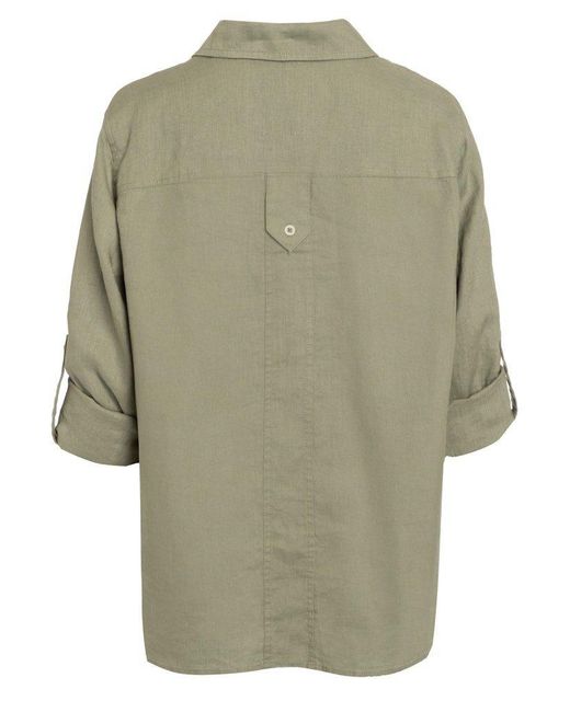 MARC AUREL Green Hemdbluse Blusen khaki
