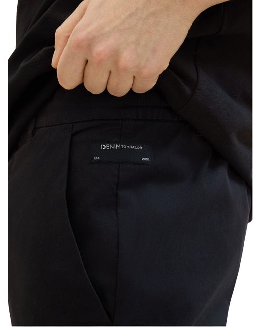 Tom Tailor Chinohose mit seitlichen Eingrifftaschen in Black für Herren