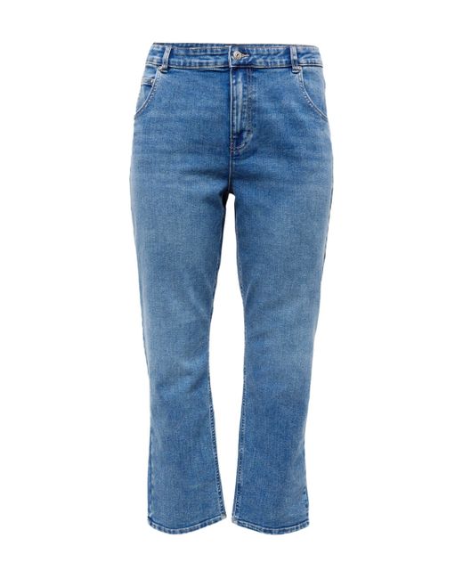 Only Carmakoma Blue Loose-fit-Jeans Robbie (1-tlg) Plain/ohne Details