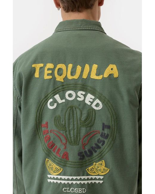 Closed Funktionsjacke field jacket in Green für Herren