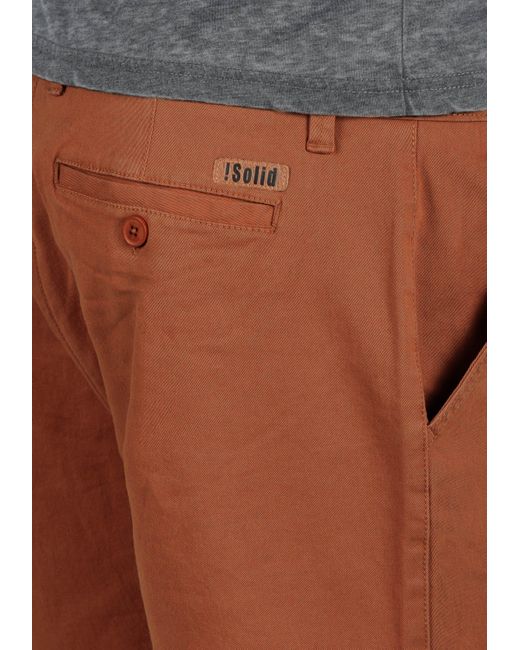 Solid Chinoshorts SDLamego kurze Hose mit knöpfbaren Gesäßtaschen in Gray für Herren