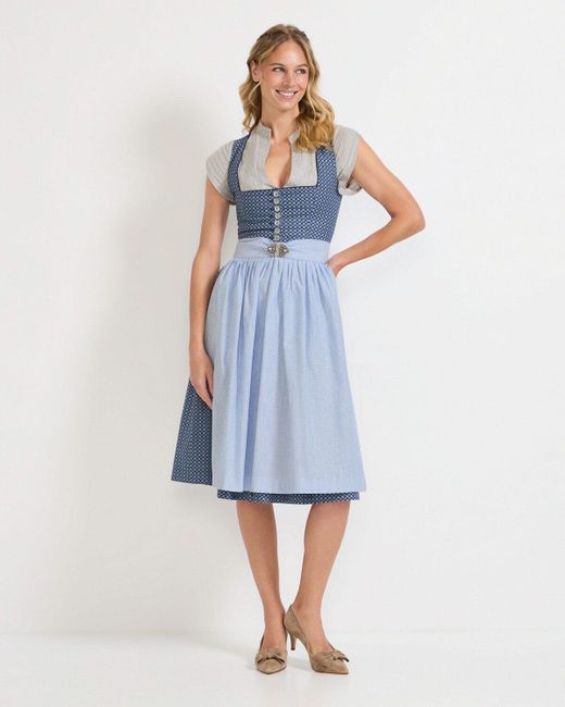 Berwin Blue Midi-Dirndl