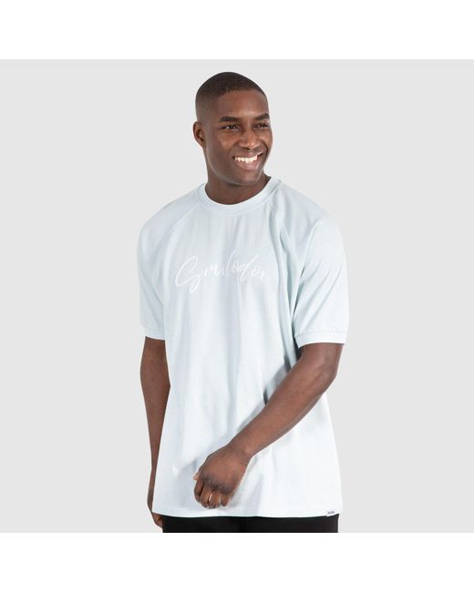 Smilodox T-Shirt Brolin Oversize, 100% Baumwolle in White für Herren