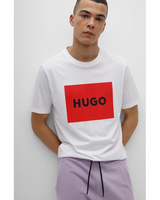 HUGO T-Shirt Dulive in White für Herren