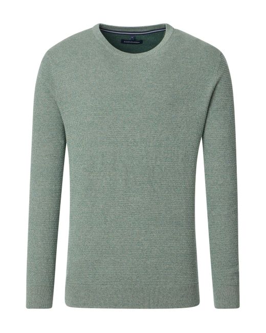 CASA MODA Wollpullover Pullover,O-Neck in Green für Herren