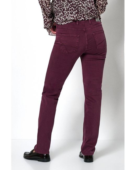 Toni Purple 5-Pocket-Jeans Perfect Shape aus softem, gefärbtem Denim