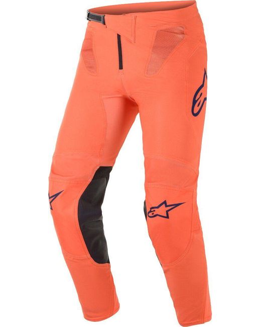 Alpinestars Motorradhose Supertech Blaze Motocross Hose robust kühlend in Red für Herren