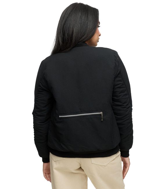 Worldclassca Gray Bomberjacke mit Reißverschluss Pilotenstiel Biker