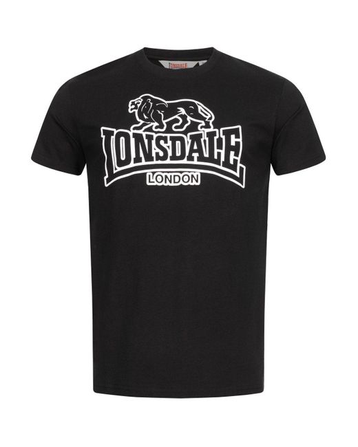 Lonsdale T-Shirt Allanfearn in Black für Herren