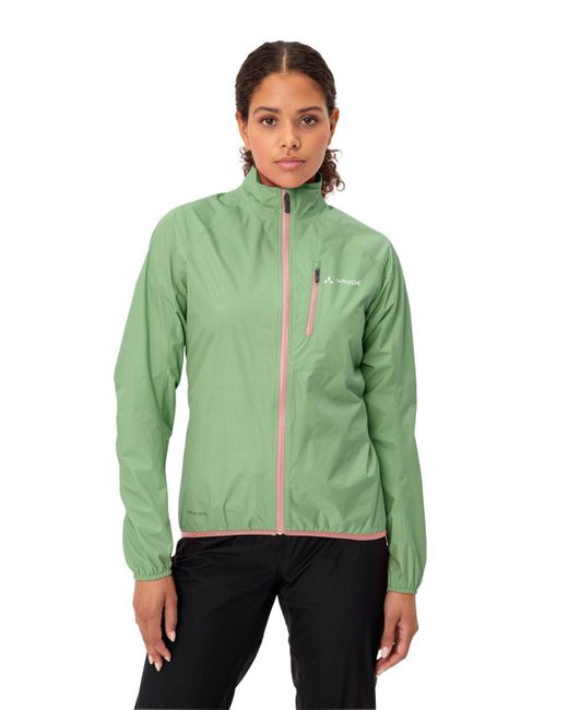 Vaude Green Outdoorjacke Women's Drop Jacket III (1-St) Fahrrad Regenjacke
