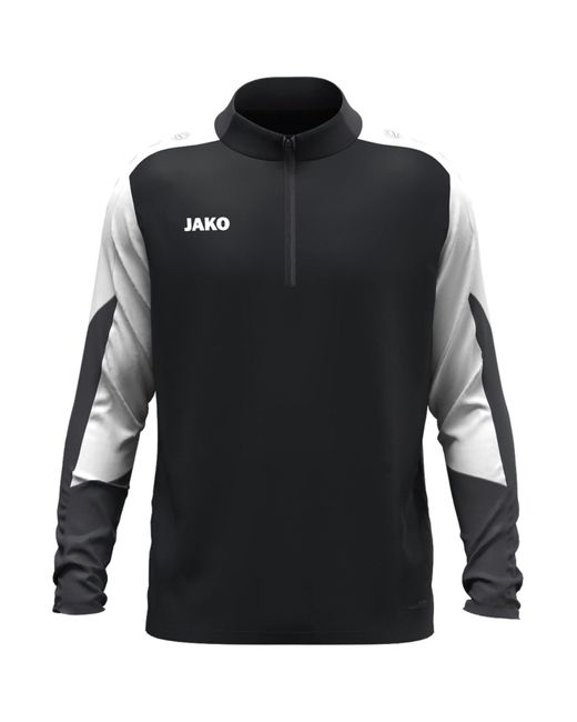 JAKÒ Fleecepullover Trainingstop Ziptop Dynamic 8670 in Black für Herren