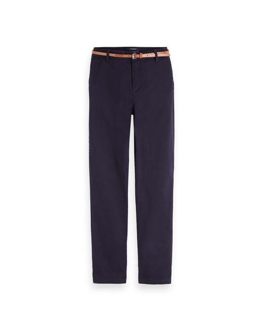 Maison Scotch Blue Trekkinghose Chinohose Ams Blauw 153697