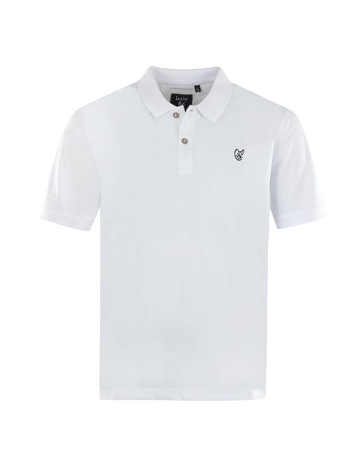 Hajo Basic Piqué-Poloshirt in White für Herren