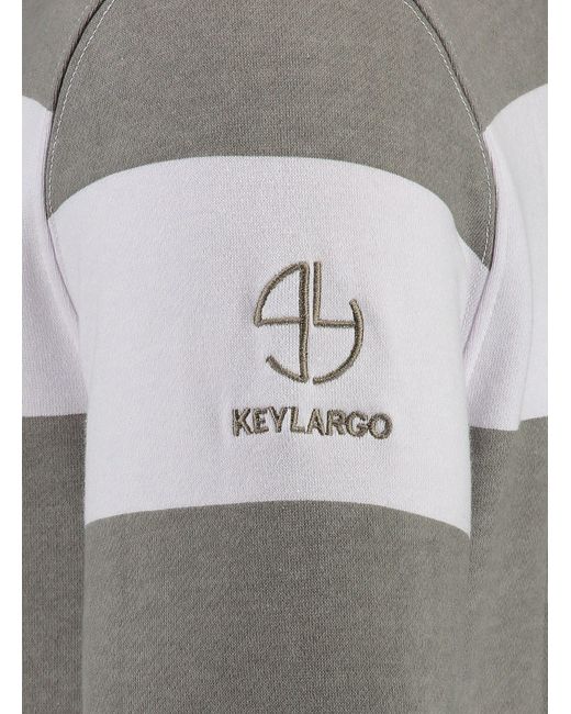 Key Largo Sweatshirt MSW PENALTY round in Gray für Herren