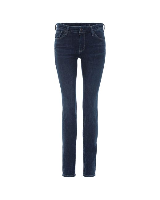 AG Jeans Blue Skinny-fit- Jeans PRIMA Mid Waist