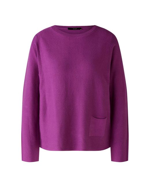 Ouí Purple Strickpullover Pullover KEIKO 100% Bio-Baumwolle