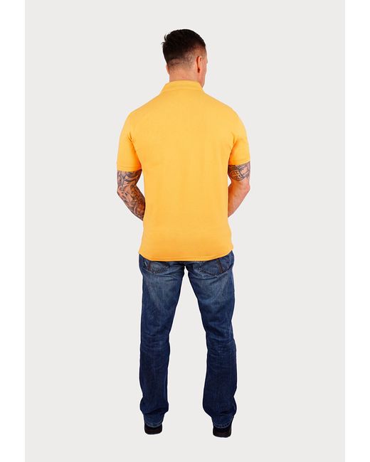 U.S. POLO ASSN. Shortsleeve Poloshirt Axel (1-tlg) in Yellow für Herren