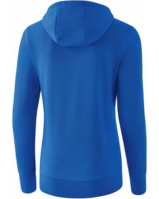 Erima Blue Sweatshirt Basic Kapuzensweatjacke