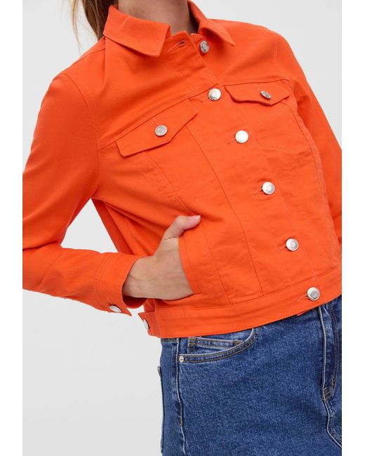 Vero Moda Jeansjacke VMHOTSOYA LS JACKET COLOR in Orange | Lyst DE