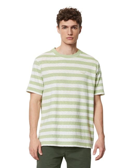 Marc O' Polo Shirt in softer Slub-Jersey-Qualität in Green für Herren