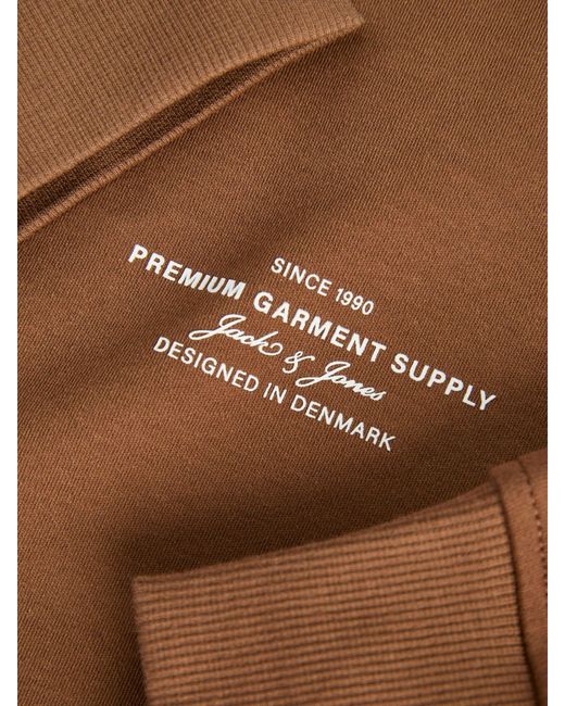 Jack & Jones Sweatshirt Hochwertiges Print-Design in Brown für Herren