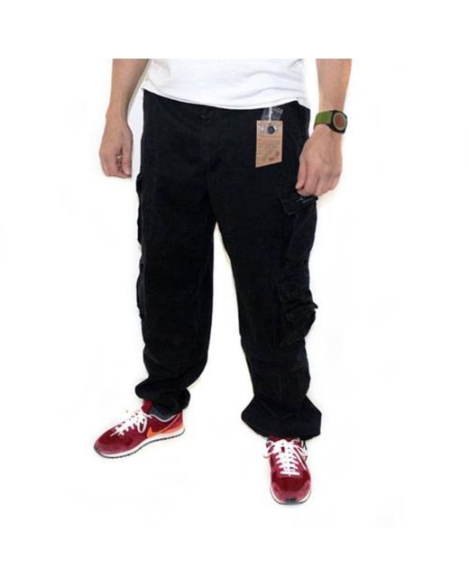 Jet Lag Cargohose Hose 007 twill black (1-tlg) für Herren