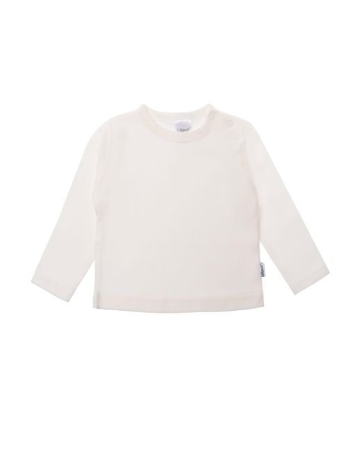 Liliput Langarmshirt aus weichem Baumwoll-Material in White für Herren