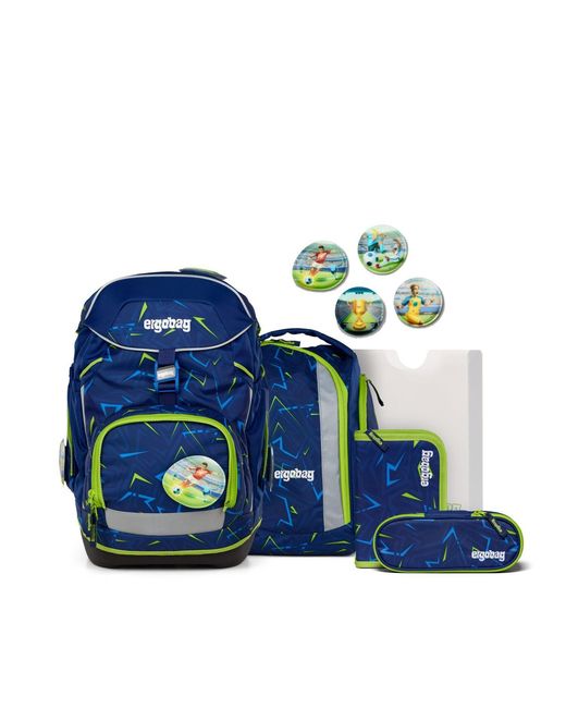 ergobag Blue Schulranzen-Set PACK SpitzenreitBär