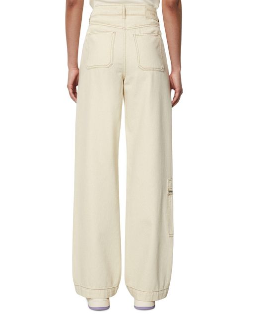 Marc O' Polo Natural Weite Jeans aus Organic Cotton-Lyocell-Mix