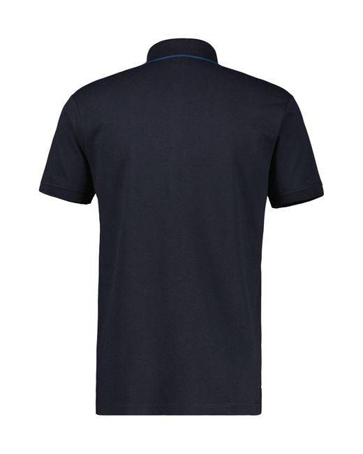 Lerros Poloshirt mit Logo Stickerei in Blue für Herren