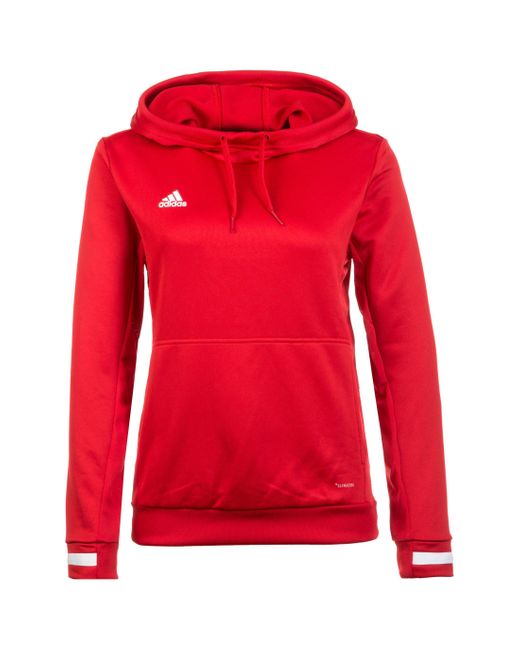 Adidas Originals Red Hoodie Team 19 Trainingskapuzenpullover