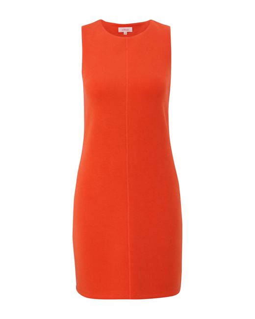 S.oliver Red Minikleid Scuba-Kleid aus Modalmix Ziernaht