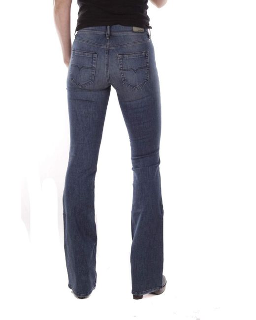DIESEL Blue Lowleeh 0684k Jeans Hose Slim Bootcut