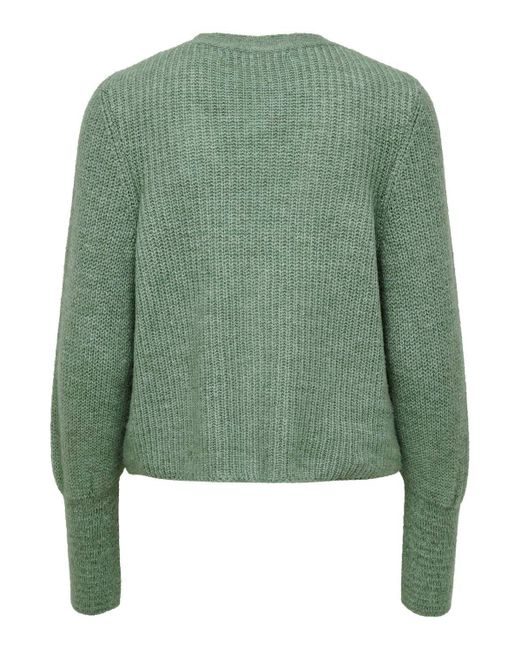 ONLY Green Kurzweste ONLCLARE L/S CARDIGAN KNT